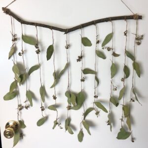 dried eucalyptus wall hanging