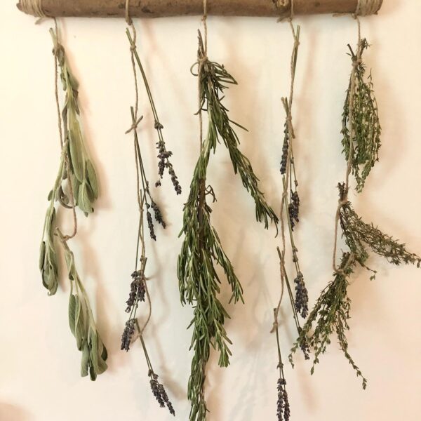 lavender herb wall hanging