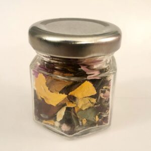 dried flower confetti jar