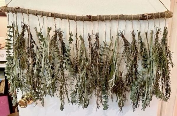 lavender herb wall hanging