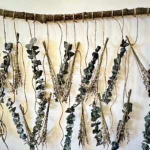 lavender eucalyptus wall decor