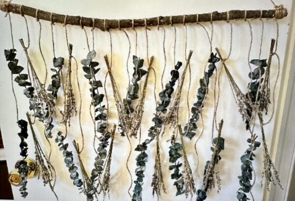 lavender eucalyptus wall decor