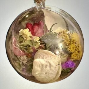 rose petal flower ornament