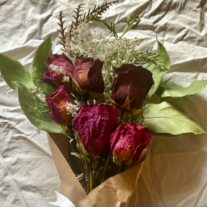 red rose flower bouquet