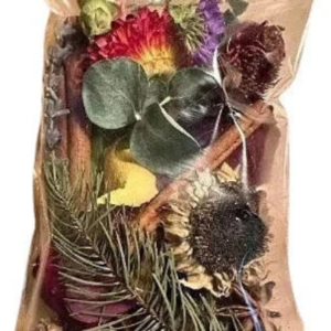 flower herb potpourri pouch