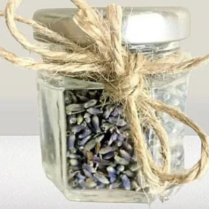 dried lavender flower jar