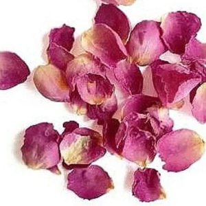 pink dried rose petals