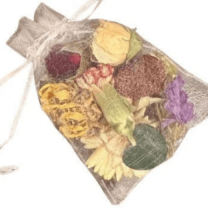 flower and herb pouch