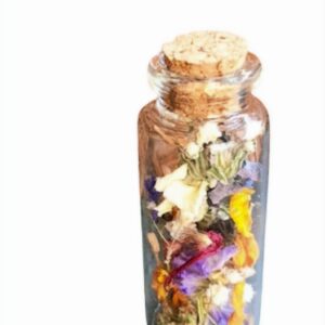 mini dried flower bottle