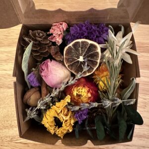 flower herb craft box