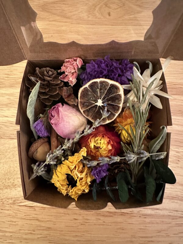 flower herb craft box