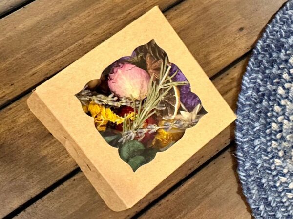 flower herb craft box