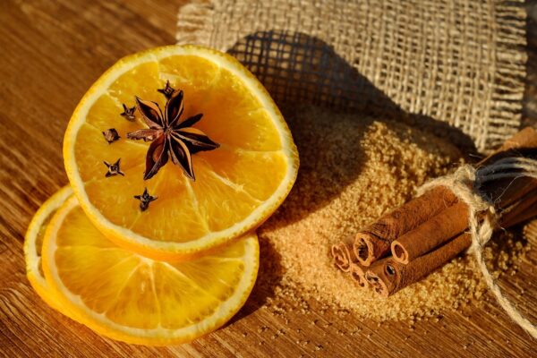 dried citrus fruit slices